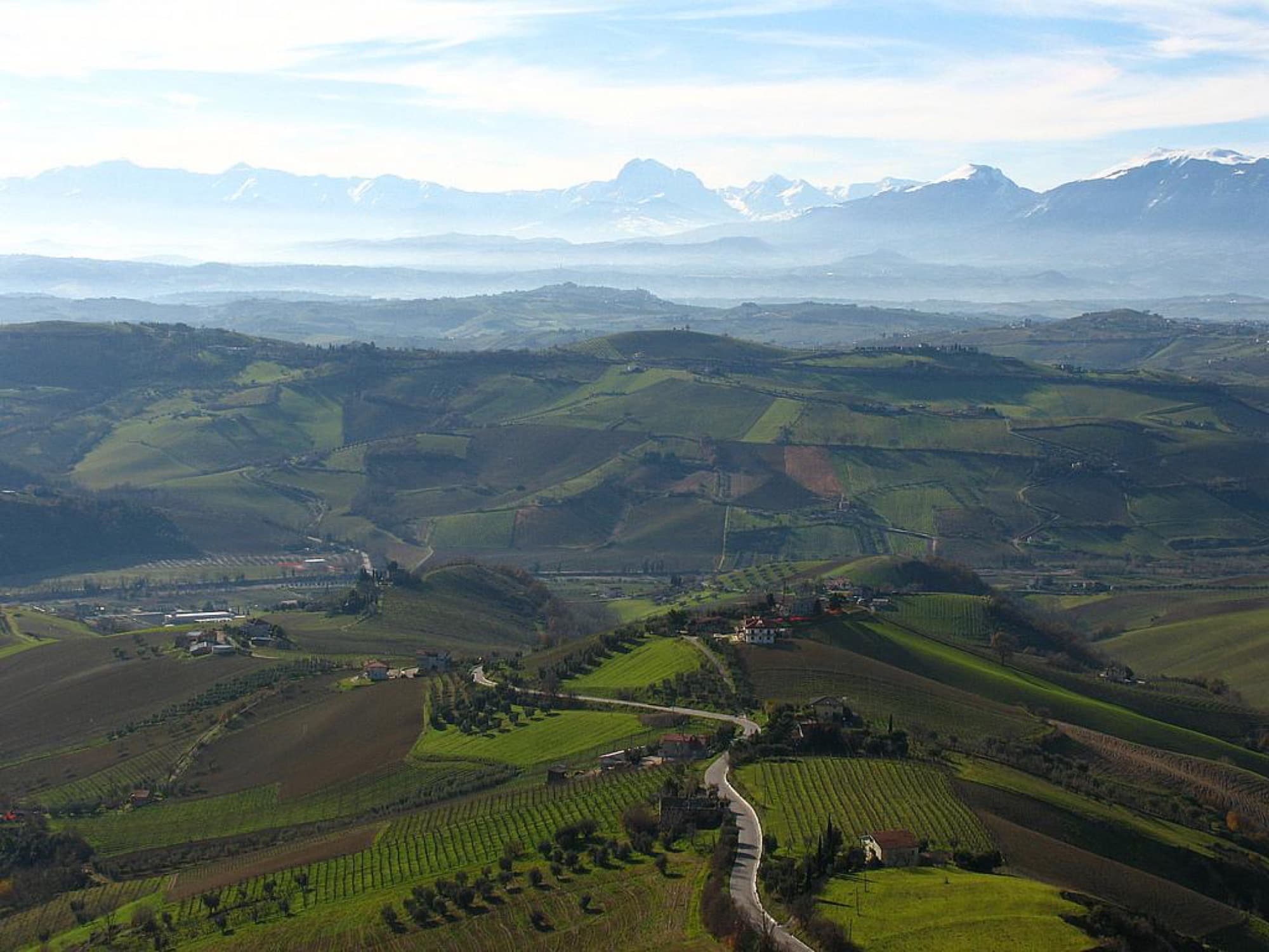 Historisch centrum van Ripatransone in Le Marche