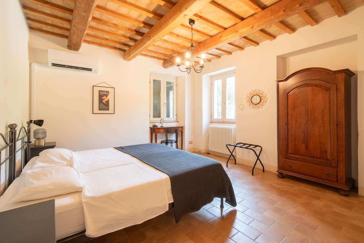 Bedroom with a view at Casa Raffaela